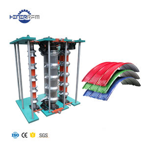 페루 시장용 아치형 강철 곡선 프로파일 지붕 롤 성형기 TR4 지붕판 패널 크림핑 곡선 기계 - Product Image 1