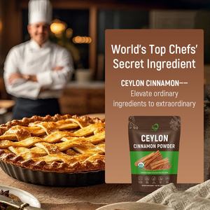 Poudre de cannelle de Ceylan biologique de qualité supérieure Chinaherbs, 100% pure, épices naturelles en gros avec des polyphénols actifs - Product Image 4