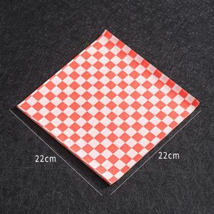 22*22CM <b>Greaseproof</b> <b>Paper</b> Sandwich Wrapping <b>Paper</b> Hamburger Chips Wrapper Custom Logo and Size - Product Image 1