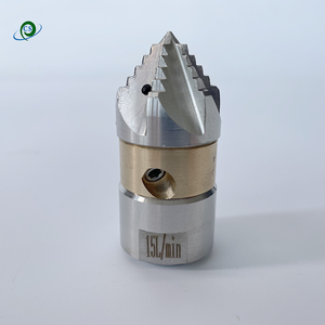 CS Good Quality 3/8" M22 Female Stainless Steel <strong>Roots</strong> Cut Nozzle <strong>Spray</strong> Rotating 15-40L Sewer Pipe Drain Cleaning Nozzle - Product Image 2