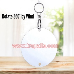 Ahuyentador de Aves Colgante para Exteriores, Diseño de Espejo de Plástico Ecológico Plateado Sólido, Reflector para Disuadir el Vuelo de Aves - Product Image 4