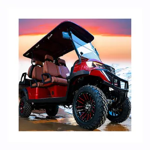 Hot Sale 6 Seater 7kw 72V Lithium Golf Cart Electric Available To Ship