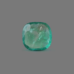 Émeraude naturelle de 2,49 carats, certifiée Panna, pierre précieuse verte, qualité export premium, pour bague, pendentif, bijoux - Product Image 1