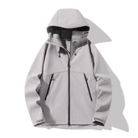 Nouvelle veste bomber réversible en softshell enduit pour l'hiver, décontractée, coupe-vent, imperméable, à capuche, confortable, pour les sports de plein air, pour couple
