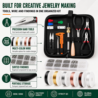 Kit d'outils de fabrication de bijoux, ensemble de pinces à perles, outils et accessoires de bricolage pour colliers et bracelets, vente en gros d'usine