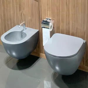 Mosaik Dekor Toilette tragbare Bidet Türkis WC Tornado Wasser klosett Türkis Matte ein PC Toilette Kristall Sitz Wandern Inodoro