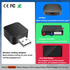 Rhythm 5,2 WiFi Dongle portátil inalámbrico CarPlay Android Auto BT adaptador con 5G para pantalla de navegación del vehículo - Product Image 5