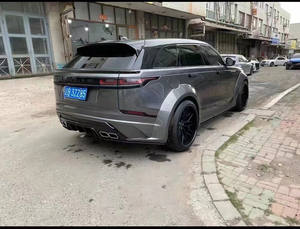 Pour <span class=keywords><strong>Land</strong></span> <span class=keywords><strong>Rover</strong></span> Velar kit de carrosserie large Velar mises à niveau LUMA style diffuseur de lèvre avant jupe latérale kit de carrosserie large - Product Image 5