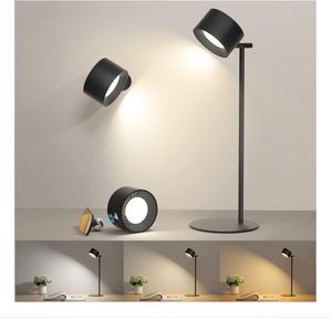 USB Có Thể Sạc Lại 360 Độ Xoay Tường Từ Đèn Điều Khiển Cảm Ứng <span class=keywords><strong>LED</strong></span> Gắn Đọc Sách Tường Sconce Cho Phòng Ngủ - Product Image 1