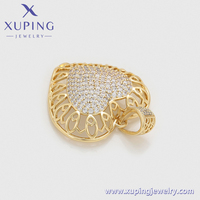 X000743480 XUPING Bijoux Élégant Mode Pendentif Mignon À La Mode Coeur Pendentif Exquis Réaliste 14K Or Couleur Pour Les Femmes