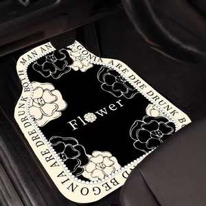 Tapis de sol de voiture de style luxe-Tapis de sol en gel de silice doux-Tapis universels anti-saleté, anti-usure et antidérapants - Product Image 4