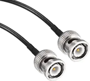 Câble connecteur Coaxial BNC mâle à mâle, 50 ohm RG174