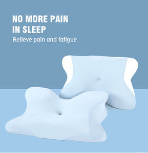 Oreiller en mousse à mémoire de forme à récupération lente personnalisable, design moderne, soulagement des douleurs cervicales, anti-bactérien, anti-acariens, ergonomique, cervical - Product Image 2