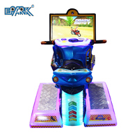 Machine de jeu d'arcade 3D de simulation de moto à monnayeur pour enfants