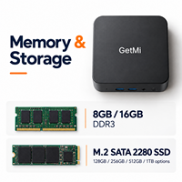 Harga Pabrik Core I3 6100U 8 16GB 256 512GB Dual HD-MI Gigabit Ethernet Win10/11 Mini PC Gaming PC Desktop Kecil untuk Rapat