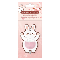 Diffuseur de parfum pour voiture en forme d'animal de dessin animé, senteur lavande - Formule liquide à base d'huile avec technologie de membrane respirante haute densité