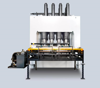 Presse à chaud à cycle court en mélamine à haute productivité avec moteur PLC pour la production de contreplaqué, puissance 30 kW, certifiée CE ISO
