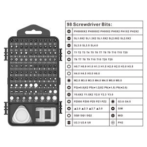 117-Piece Chave De Fenda Portátil Set Kit DIY Repair Tool para PS4 Xbox Nintendo Switch Game Console, OEM Disponível - Product Image 2