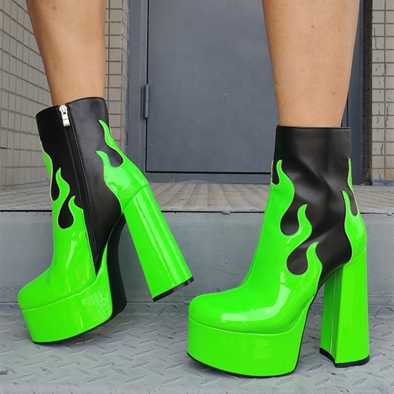 Botas para mujer rojas, tacón 11 cm | Primadonna Collection
