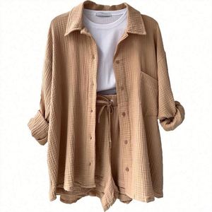K116 Women's Formal Vintage Spring Outwear Long Sleeve <b>Shirts</b> Breathable Cotton Office Suit - Product Image 1