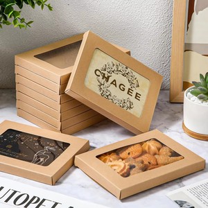 Kraft Giấy Xách Tay Có Thể Gập Lại Lưu Trữ Hộp Khung Ảnh Thiệp Chúc Mừng Chủ Thẻ Tùy Chỉnh Nhỏ Hộp Quà Tặng Cho Kẹo Cho Hộp - Product Image 1