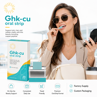 Ghk-cu Oral Strip, complément beauté à dissolution rapide à base de peptides de cuivre pour la peau, les cheveux et la vitalité cellulaire