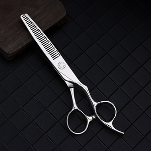 Professional Hair Thinning Shears Serrated Blade Right Handed For Barbershop Beauty Use - Product Image 1
