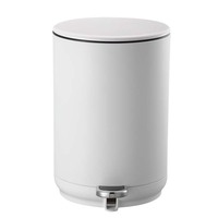 Poubelle à pédale avec couvercle, petit poubelles de salle de bains d'hôtel