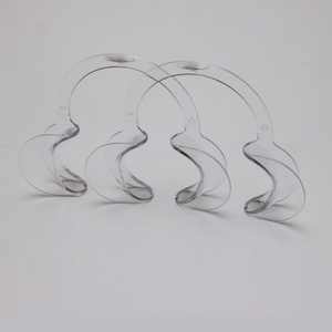 Écarteur de joue dentaire en forme de C et ouvre-bouche transparent ou bleu clair, dilatateur labial polyvalent pour soins bucco-dentaires professionnels - Product Image 2