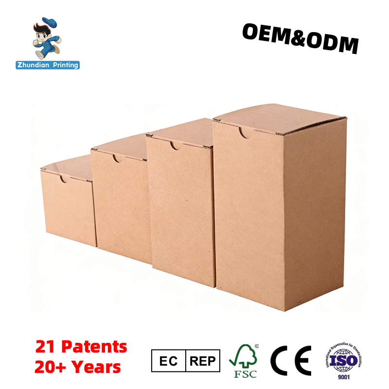 Custom Eco Friendly Rigid Boxes With Logo Packaging Recycled Materials And Matt Lamination For Corrugated Paper Carton Gift Box