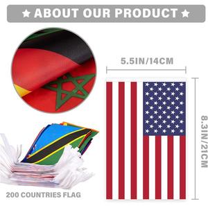 Banderas del Mundo Personalizadas, Pancarta de 1.5x3 pies, Poliéster Impermeable y Duradero, Impresión Digital, Decoraciones para Eventos Internacionales - Product Image 3