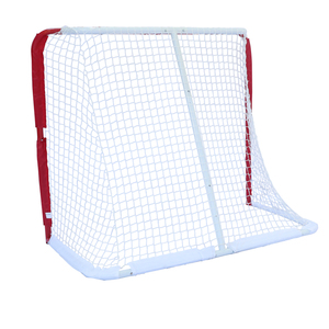 Portería de hockey sobre hielo de red de poliéster de tela Oxford de tubo de hierro de 32mm de alta calidad - Product Image 2