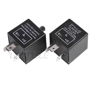 CF14 12V 3-Pin LED ปรับได้รถกะพริบแฟลชรีเลย์สำหรับไฟเลี้ยว40A รีเลย์ - Product Image 4
