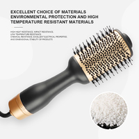 Styler de cheveux rotatif électrique Portable ion négatif 3 1 peigne multifonction sèche-cheveux en une étape brosse de coiffure pour le ménage
