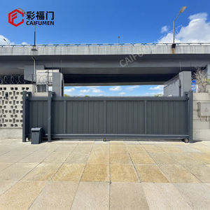 Vente en gros Porte coulissante électrique Porte principale automatique de haute qualité Conception personnalisée Entreprise Parc industriel Entrée principale - Product Image 4