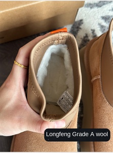 <span class=keywords><strong>Botas</strong></span> Clásicas de Invierno para Mujer, con Estampado de Leopardo, Forro de Piel de Oveja, de Cuero Vacuno Genuino, Planas/Gruesas, Estilo Slip-On - Product Image 2