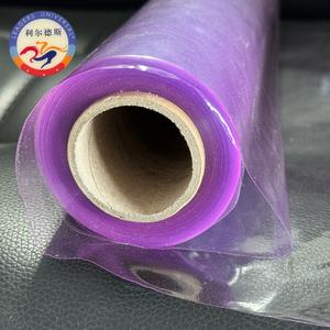 Haute durabilité 0.07mm épaisseur PVC violet clair <span class=keywords><strong>Film</strong></span> rouge brillant avec une bonne transparence pour les couvertures de livres - Product Image 1