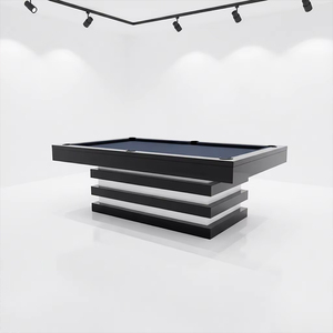 Table de <span class=keywords><strong>billard</strong></span> de haute qualité 7ft 8ft avec plateau de salle à manger, ardoise naturelle, bois massif et banc – Idéale pour les loisirs sportifs - Product Image 3