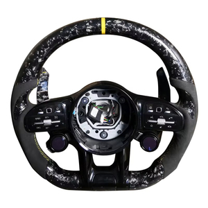 <span class=keywords><strong>Volant</strong></span> en fibre de carbone personnalisé de haute qualité pour <span class=keywords><strong>Mercedes</strong></span> Benz W205 W176 W246 W212 Classe A Classe E - Product Image 3