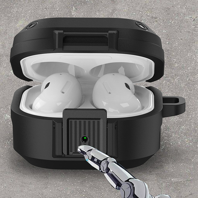 New Shockproof Earphone Case with Keychain Hook for Samsung Galaxy Live Buds 2 Pro BT Headset Wireless Earbuds Case Cover