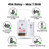 Interrupteur intelligent sans fil 220V avec télécommande 433/315MHz pour contrôle longue distance de 1km, idéal pour pompes à eau, moteurs, irrigation agricole et LED