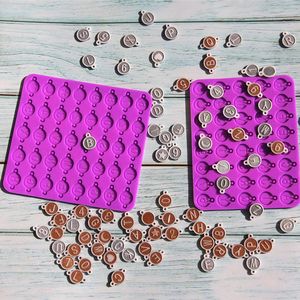 Molde <span class=keywords><strong>de</strong></span> Silicona con Letras para Llaveros <span class=keywords><strong>y</strong></span> Colgantes, Molde <span class=keywords><strong>de</strong></span> Resina Epoxi para Hacer Joyas, Artesanías, Regalo, Nuevo Diseño - Product Image 4