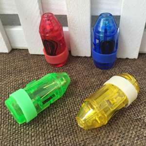 Marca QF EN71 Certificado LED Finger Light-Up Mini Cohete de juguete de plástico para máquinas expendedoras de 2 a 13 años - Product Image 3