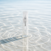 Flacon pulvérisateur en verre transparent durable de 2 ml, 3 ml, 5 ml, anti-fuite, pour échantillons de parfum et cosmétiques