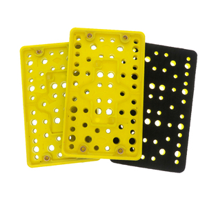 Plato de Lijado Rectangular de 80*133mm, 54 Agujeros, 4 Pernos, con Velcro, Libre de Polvo, para Herramientas Abrasivas, Pulido y Lijado - Product Image 6