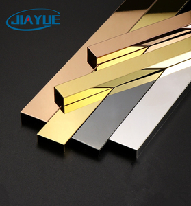 Nhà Máy Tùy Chỉnh Thép Không Gỉ U Shape <span class=keywords><strong>Trim</strong></span> Hồ Sơ Tường Trang Trí Chải Góc Hồ Sơ - Product Image 2