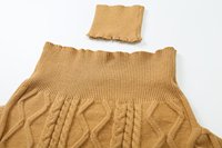 PB&ZA Nouvelle Collection Automne 2026 – Pull Tricoté Élégant et Polyvalent à Épaules Dénudées pour Femme, Manches Longues 5474