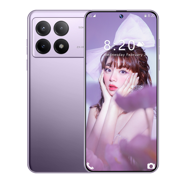 Wholesale Cheap K70 Pro 5G Smartphones Big Screen Custom Android Mobile Phones Dual SIM HD LCD 120Hz Support GSM LTE CDMA