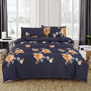 Juego de funda de edredón de poliéster de lujo, Sábana nórdica de tamaño King y Queen tejida estampada para dormitorio, ropa de cama de uso doméstico a la moda - Product Image 5