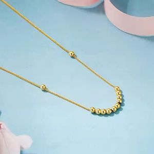 Collar de Perlas de Oro Real de 18k Au750 de Último Diseño de Xinfly para Mujer, Joyería Fina al por Mayor para Bodas y Otras Ocasiones - Product Image 4